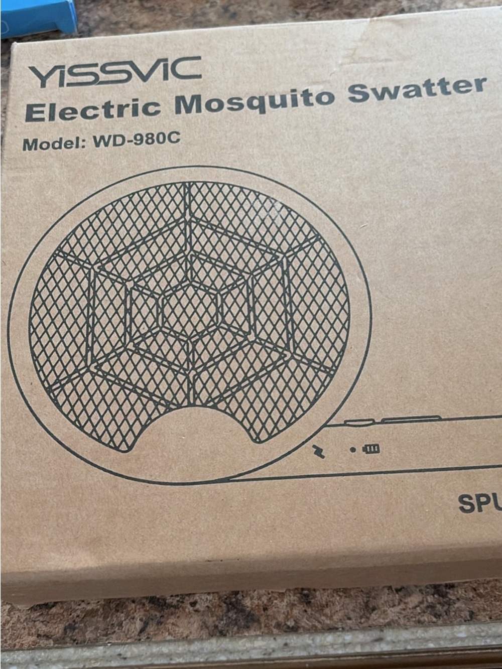 Electric Mosquito Swatter WD-980C - Brown